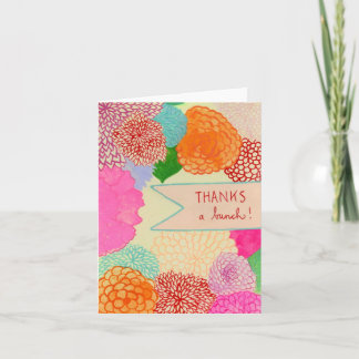 Cartão De Agradecimento agradece a um grupo!