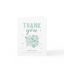 Agradecemos Futuro Sra. Suculentas Aquarela Dobra