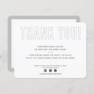 Cartão De Agradecimento AGRADEÇO A VOCÊ cinzas legal masculinas urbanas