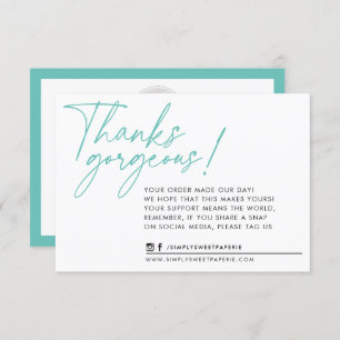 Cartão De Agradecimento AGRADEÇO A VOCÊS A caneta moderna