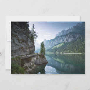 Cartão De Agradecimento Água Lago Gosau Salzkammergut Áustria