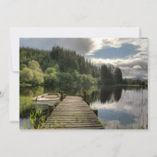 Cartão De Agradecimento Água   Parque Nacional de Loch Ard Trossachs