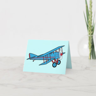 Cartão De Agradecimento Airplane Thank You for the Gift