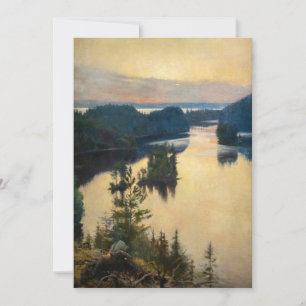 Cartão De Agradecimento Albert Edelsense - Kaukola Ridge em Sunset