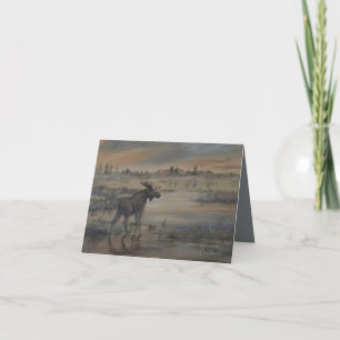 Cartão De Agradecimento Alce Majestoso 4" x 5.6"