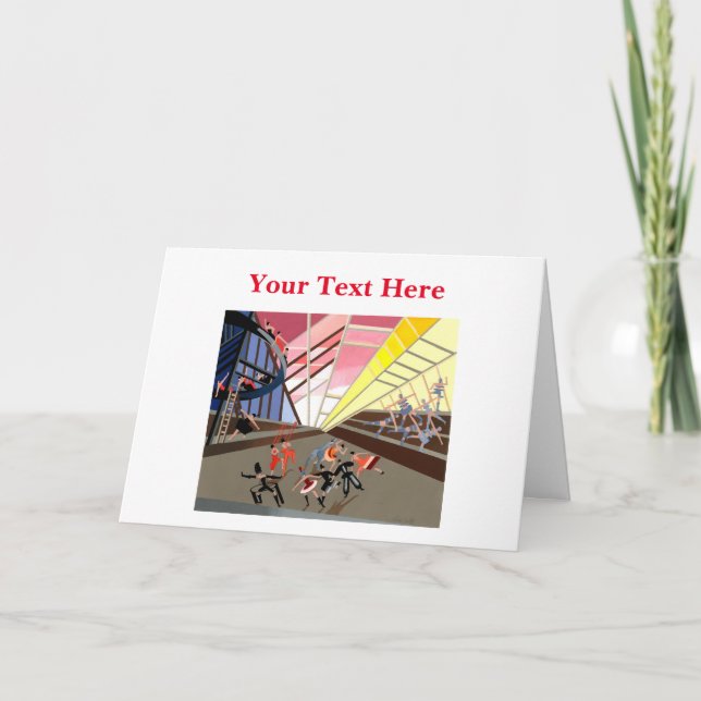 Cartão De Agradecimento Alexandra Exter (Frente)