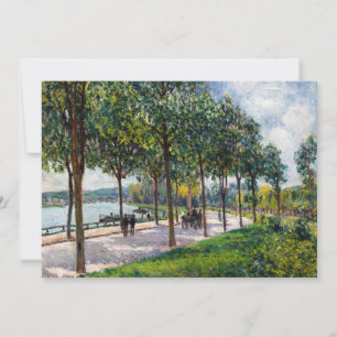 Cartão De Agradecimento Alfred Sisley - Alamedas de Castanheiras