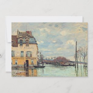 Cartão De Agradecimento Alfred Sisley - Inundações em Port-Marly 1872