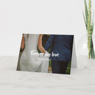 Cartão De Agradecimento Algumas fotos e uma história de amor