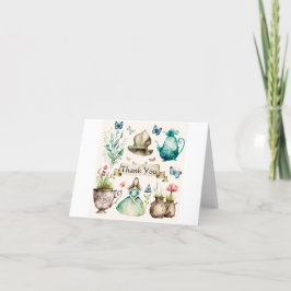 Cartão De Agradecimento Alice teme