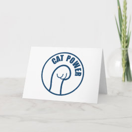 Cartão De Agradecimento Alimentação de Cat