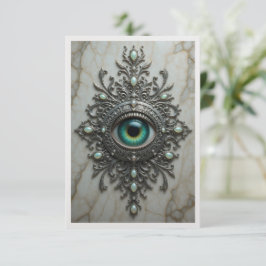 Cartão De Agradecimento All Seeing Eye Brooch Card