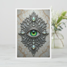 Cartão De Agradecimento All Seeing Eye Brooch Card