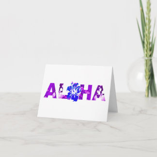 Cartão De Agradecimento Aloha Havaí Batik Hibiscus Raízes Nativas Herança