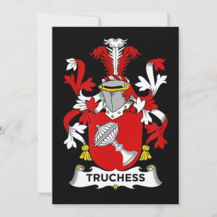 Cartão De Agradecimento Amante de Xadrez   Brasão de Armas Truchess - Bras