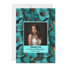 Amaryllis Feminino Colorido de Aniversário Moderno