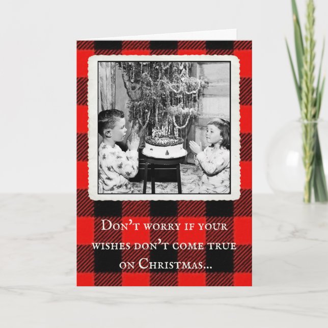 Cartão De Agradecimento "Amazon Christmas Wish" (Desejos de Natal na Amazô (Frente)