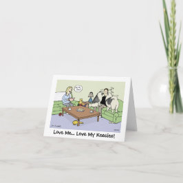 Cartão De Agradecimento Ame My Keeshonden