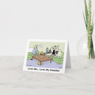 Cartão De Agradecimento Ame My Keeshonden