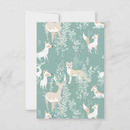 Cartão De Agradecimento Amigos da Floresta