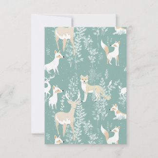 Cartão De Agradecimento Amigos da Floresta