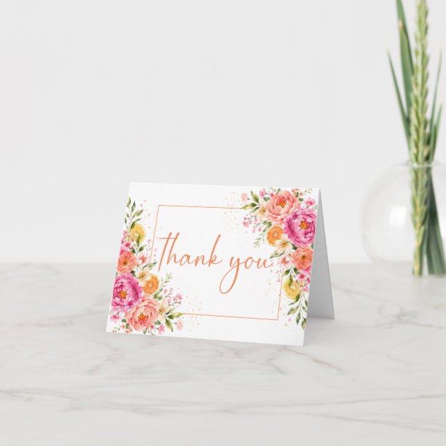 Cartão De Agradecimento Amor à Primeira Spritz (Frente)
