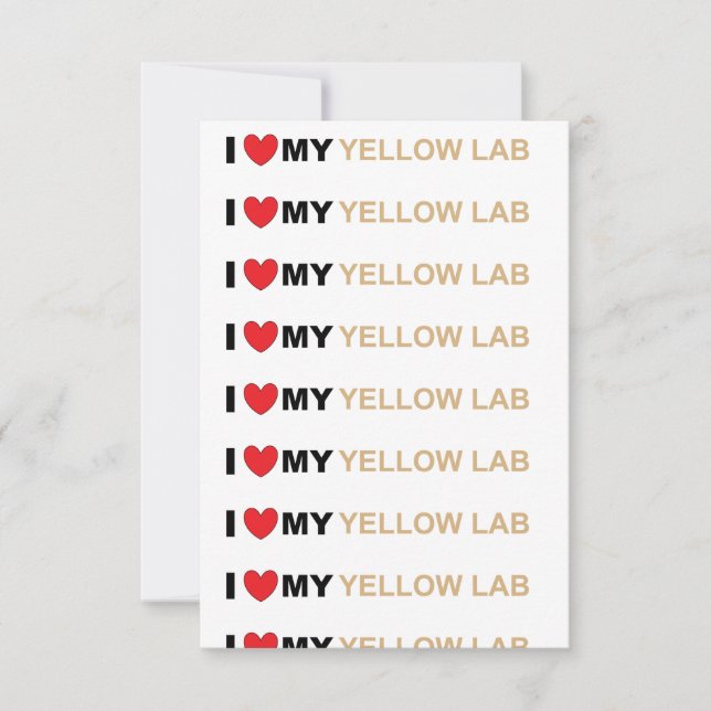 Cartão De Agradecimento Amor amarelo LR (Frente)