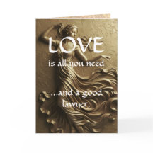 Amor Divertido & Um Bom Advogado Luxo Ouro Obrigad