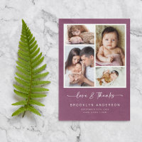 Amor e Obrigados | Moderno Quatro Fotografias Novo