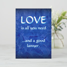Cartão De Agradecimento Amor E Um Bom Advogado Obrigado Azul Branco