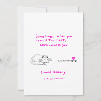 Cartão De Agradecimento Amor, entrega especial