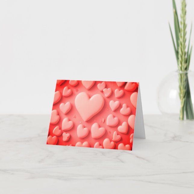 Cartão De Agradecimento amor, obrigado cartas (Frente)