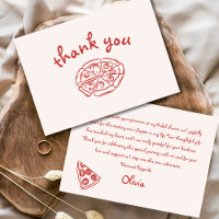 Amor & Pizza Italiano Desenhado à Mão Vermelho Chá