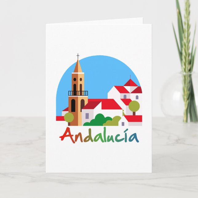 Cartão De Agradecimento Andalucia 1 (Frente)