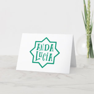 Cartão De Agradecimento Andalucia 5