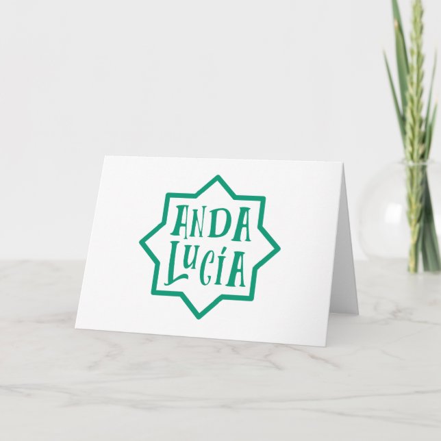 Cartão De Agradecimento Andalucia 5 (Frente)