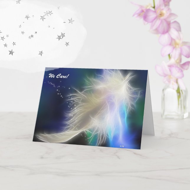 Cartão De Agradecimento Angel Feather Obrigado (Criador carregado)