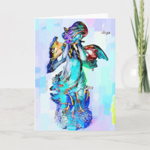 Cartão De Agradecimento Angel Flute All Occasion Card