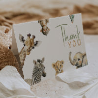 Animais da Selva Safari Dobrados Aniversário