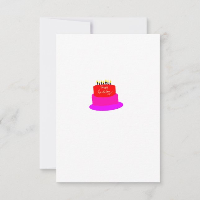 Cartão De Agradecimento Aniversário! (Frente)