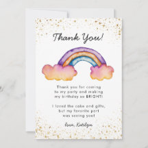 Aniversário Colorido e Divertido Arco-íris