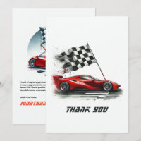 Aniversário de Carro de Corrida