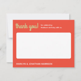 Cartão De Agradecimento Aniversário de Morango Especial Berry