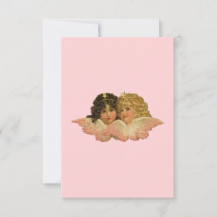 Cartão De Agradecimento Anjos Vitorianos Esmagam Rosa