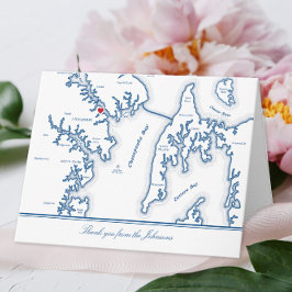 Cartão De Agradecimento Annapolis Maryland Wedding Photo