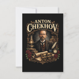 Cartão De Agradecimento Anton Chekhov