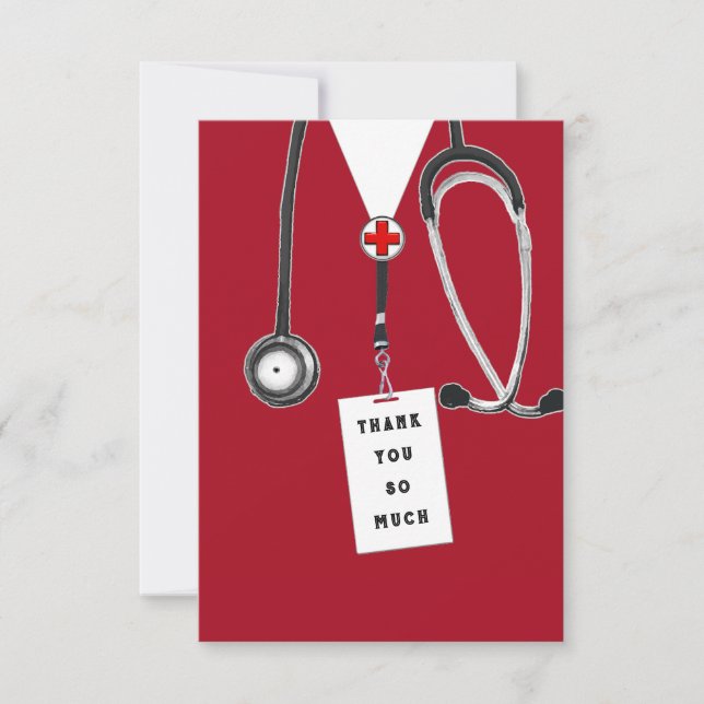 Cartão de Agradecimento ao Médico (Frente)