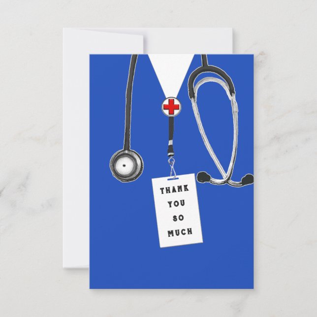 Cartão de Agradecimento ao Médico (Frente)