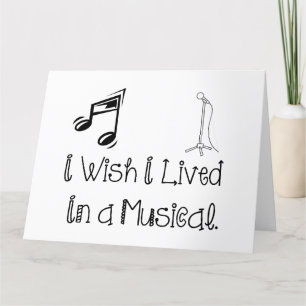 Cartão De Agradecimento ao vivo em musical