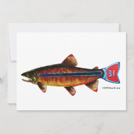 Cartão De Agradecimento Apache Trout
